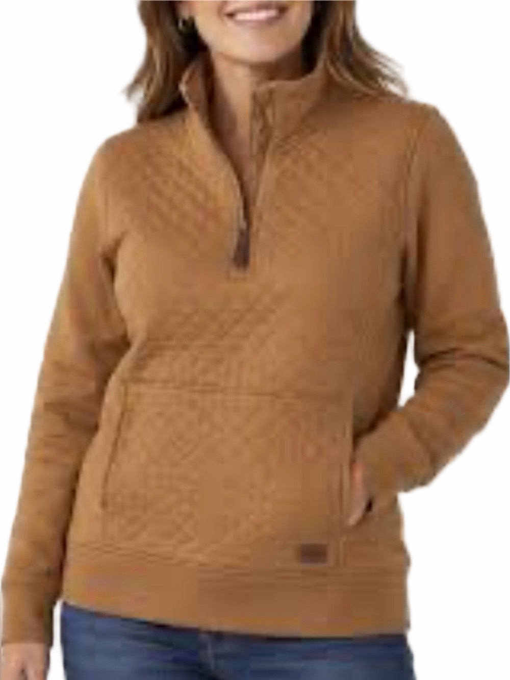 L.L. Bean Quilted Quarter-Zip Pullover Sweatshirt | EUC | Sz S